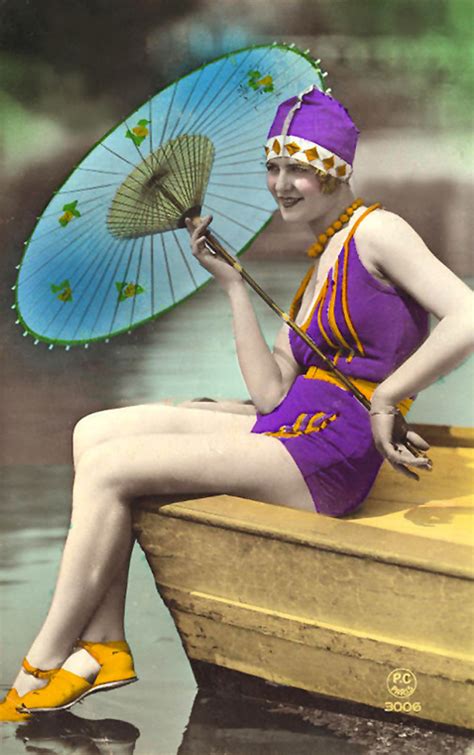 1920s style swimsuit